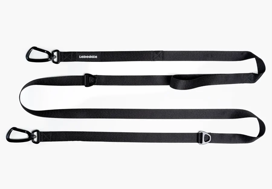 Černé handsfree vodítko
